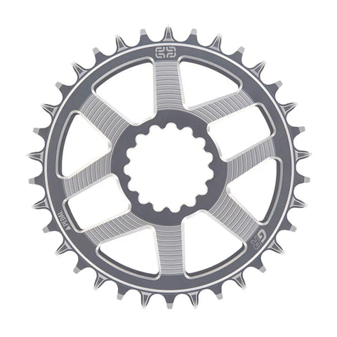 e*thirteen　Helix Race GR Direct Mount Chainring　34T　SterlingSilver　83mm用＜＜送料無料＞＞