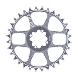 e*thirteen　Helix Race　 8ボルト　Chainring　34T SILVER 73mm用＜＜送料無料＞＞