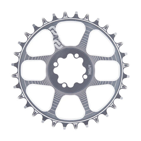 e*thirteen　Helix Race　 8ボルト　Chainring　34T SILVER 73mm用＜＜送料無料＞＞