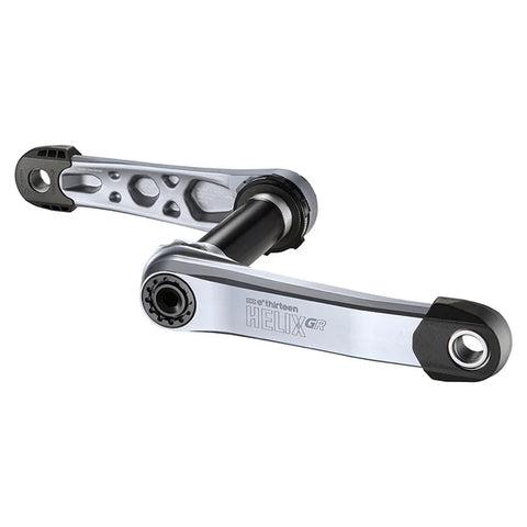 e*thirteen　Helix Race Alloy GR Cranks Starlimg Silver　 160/73mm＜＜送料無料＞＞