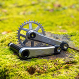 e*thirteen　Helix Race Alloy GR Cranks Starlimg Silver　 160/73mm＜＜送料無料＞＞