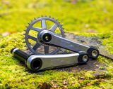 【クランク】e*thirteen Helix Race Alloy GR Cranks（ヘリックス レース アロイ GR クランク）165mm×BB83mm・ブラック＜＜送料無料＞＞