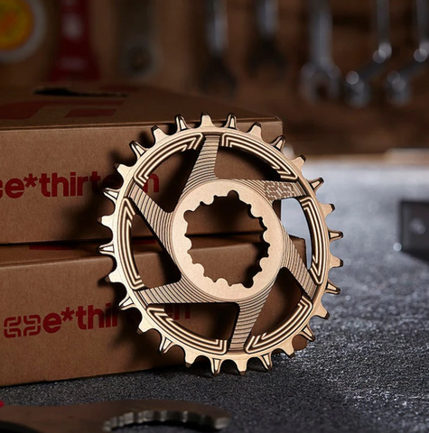 【チェーンリング】e*thirteen Helix Race 3-Bolt Direct Mount Chainring 32T ブロンズ(SRAM® crank compatible)＜＜送料無料＞＞