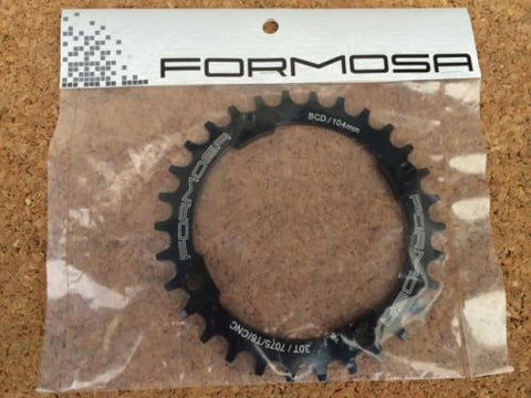 FORMOSA NARROW/WIDE CHAIN RING  34T  BLACK 全国送料無料!