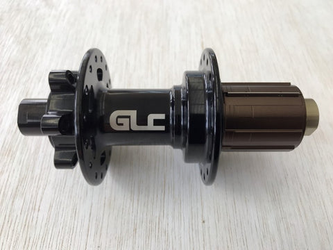 GLcomponents リアハブ　142mm×12　32H　ブラック　軽量!高剛性!