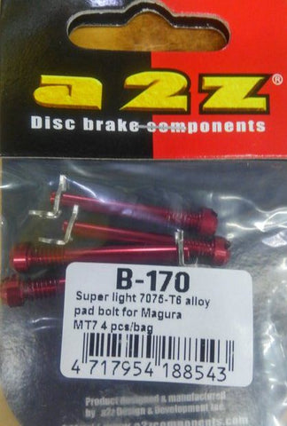 【ブレーキパッドピン】A2Z　MAGURA　MT5、MT7、MT-TRAIL前　4本入り　