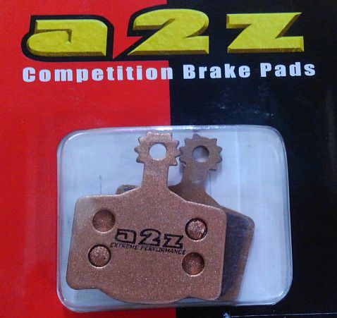 A2Z　シンタードメタルブレーキパッド　マグラMT4,6,8  MT-TRAILリア用