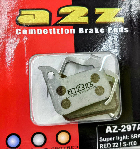 【ブレーキパッド】A2Z　ロード用軽量オーガニック　SRAM RED/FORCE1/CX1/FPRCE/RIVAL1/RIVAL22他